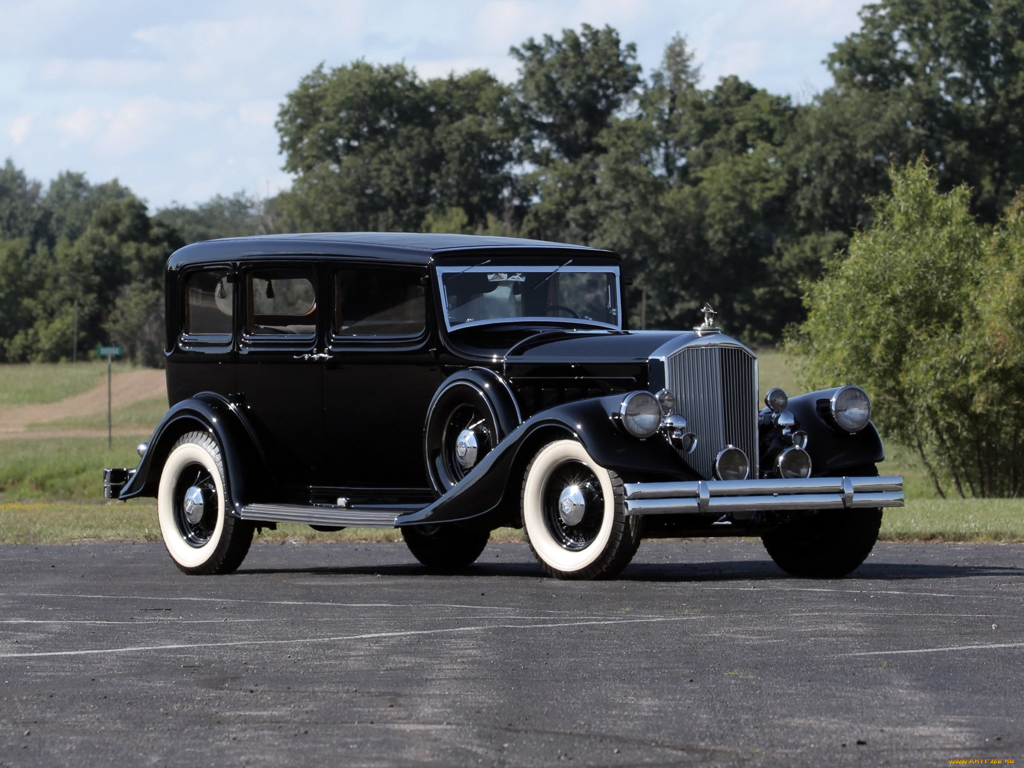pierce-arrow model 1240a 7-passenger sedan, , , passenger